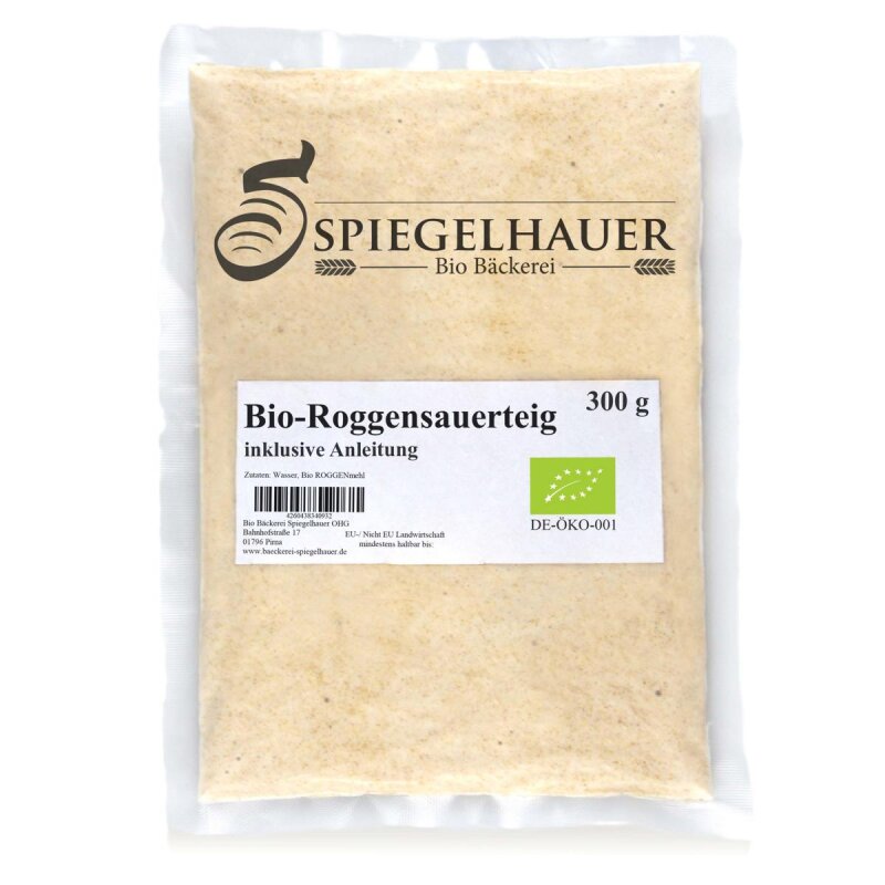 Bio Sauerteig Anstellgut Natursauerteig Roggensauer 300 g