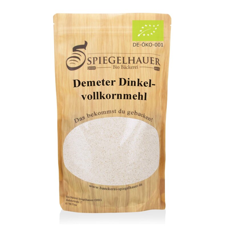 Demeter Dinkelvollkornmehl 1 kg