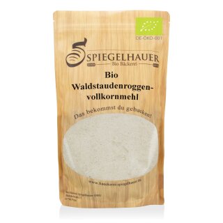 Bio Waldstaudenroggen Vollkornmehl 1 kg
