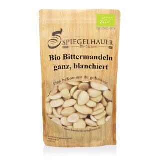 Bio Bittermandeln ganz 25 kg blanchiert Bitter Mandeln